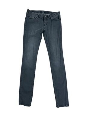 Stitch’s Fox Y2K Women’s Premium Denim Low Rise Skinny Gunmetal Grey 28